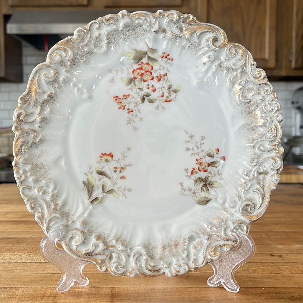 Vintage Porcelain Dessert or Sandwich Plate